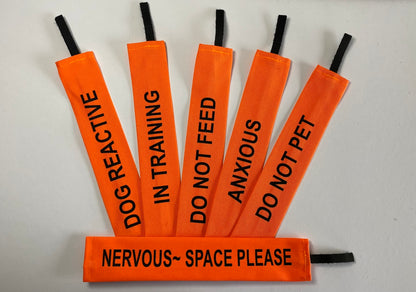 Customisable Lead Slips - Your Dog, Your Message