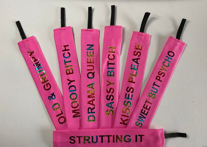 Customisable Lead Slips - Your Dog, Your Message